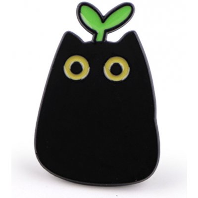 Prima-obchod brož odznak kočkačerná 117478 – Zboží Dáma