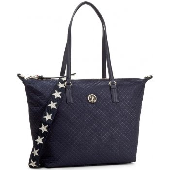 Tommy Hilfiger Poppy Tote Quilted Argyle AW0AW04588 903