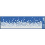 Vánoční adhezní nálepky na okna 50x14cm Vločky – Hledejceny.cz