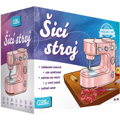 Albi Růžový šicí stroj – Zboží Dáma