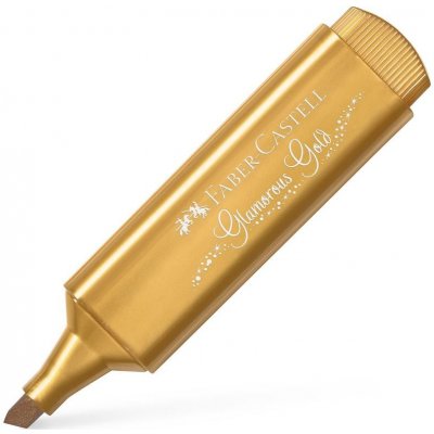 Faber-Castell 154650 zvýrazňovač Textliner 46 Metallic metalický zlatý – Zboží Živě