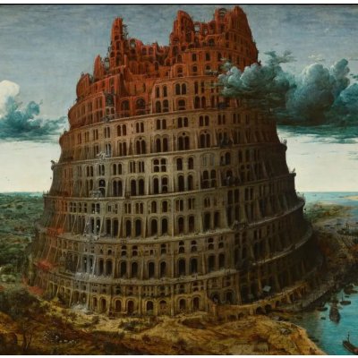 Grafika Brueghel Pieter l'ancien La Tour de Babel 1000 dílků – Zboží Mobilmania