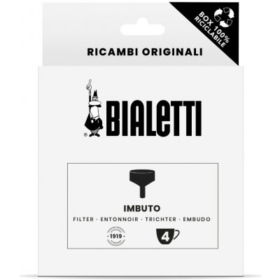 Bialetti Moka Induction 4 nerez trychtýř – Zboží Dáma