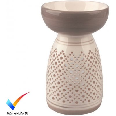 Anděl Přerov Aromalampa keramická šedobílá velká 16 cm – Zboží Mobilmania
