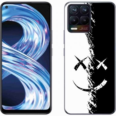 mmCase Realme 8 4G Gelový kryt černobílý smajlík – Hledejceny.cz