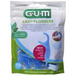 G.U.M Easy Floessers expandující velmi jemná dentální nit s fluoridem a mentolem 30 ks – Zboží Dáma
