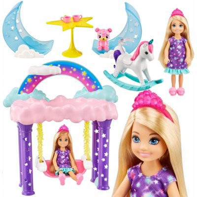 Barbie Chelsea s houpacím koníkem herní set