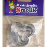 Vykrajovátka - Trojlístky hladké / sada 3 ks – Hledejceny.cz
