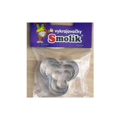 Vykrajovátka - Trojlístky hladké / sada 3 ks – Hledejceny.cz