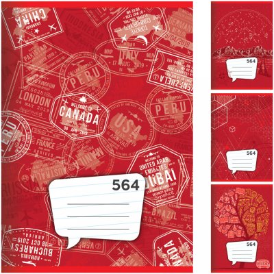 JUNIOR Sešit A5 linkovaný 564 – Zboží Dáma