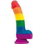 LoveToy PRIDER LGBT rainbow dildo 8" – Zboží Dáma