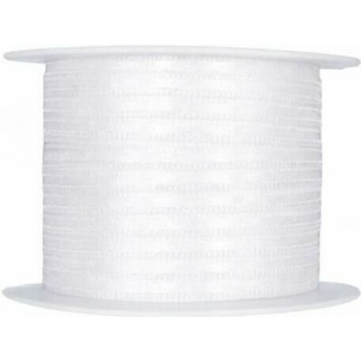 Tenká saténová stužka bílá 3mm x 10m (2,20 Kč/m) – Zboží Mobilmania