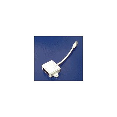 CABLE ROZDVOJKA UTP RJ45, 2xF-1xM, Y, (2porty 10/100MBPS), kabel 10cm (T-MOD adapter) smd2 – Sleviste.cz