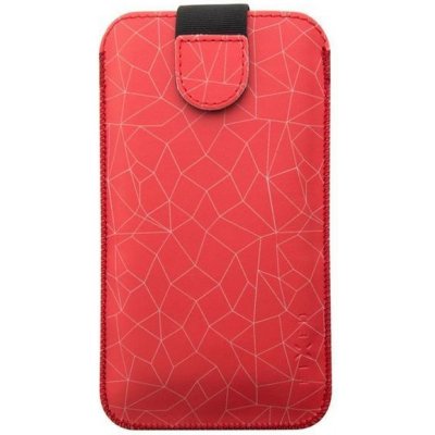 FIXED Soft Slim pouzdro se zavíráním 6XL, Red Mesh FIXSOS-RME-6XL – Zboží Mobilmania