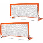 Homcom Fotbalové branky Sada 183 x 90 x 90 cm oranžová – Zboží Mobilmania