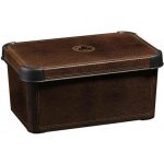 Curver Box úložný dekorativní L Leather – Sleviste.cz