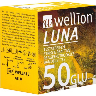 Wellion Luna testovací proužky 50 ks – Hledejceny.cz
