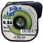 BroLine šňůra PIKE TEF 6x 10m 0,23mm 16kg – Zboží Mobilmania