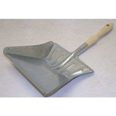 Vcas 2127 560078 lopatka na smetí pozink silná s dřevěnou rukojetí – Zboží Dáma