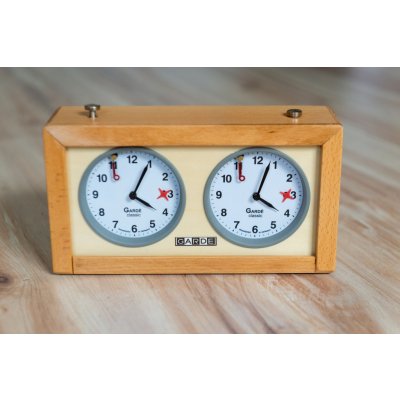 Šachové hodiny Garde soutěžní dřevěné – Zboží Mobilmania