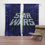 Sablio Závěs Star Wars Vesmír: 2ks 140x250cm – Hledejceny.cz