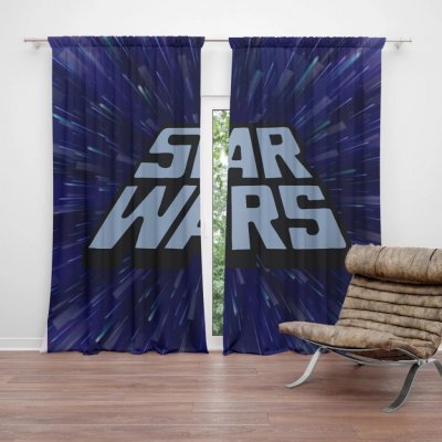 Sablio Závěs Star Wars Vesmír: 2ks 140x250cm – Hledejceny.cz
