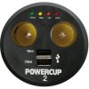 Lampa Italy Rozdvojka 12V a tester baterie + USB Power Cup 2 do prostoru pro nápoje -