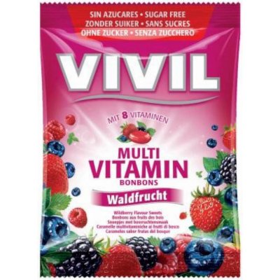 Vivil Multivitamín lesní plody bez cukru 120 g