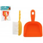 Teddies Uklízecí sada/uklízečka plast smetáček + lopatka na kartě 21x26x5cm – Hledejceny.cz