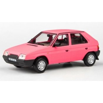 Abrex škoda Favorit 136L 1988 Zelená Topolová časopis s modelem 1:43