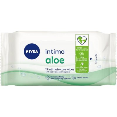 Nivea Intimo Aloe Ubrousky pro intimní hygienu 15 ks – Zbozi.Blesk.cz