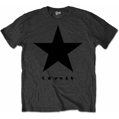 David Bowie tričko blackstar black on Grey