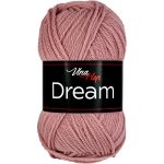 Vlna Hep pletací příze DREAM 6414 starorůžová, 100% merino vlna, jednobarevná, 50g/125m – Hledejceny.cz