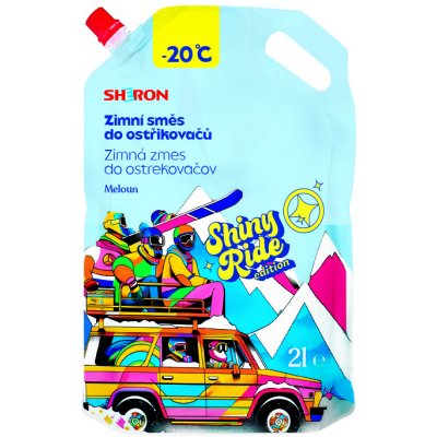 Sheron Shiny Ride Zimní kapalina do ostřikovačů meloun -20°C 2 l – Hledejceny.cz