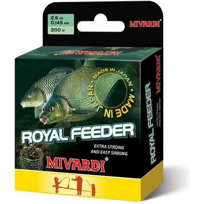 Mivardi Royal Feeder Green 200 m 0,185 mm 3,9 kg – Zbozi.Blesk.cz