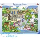  Ravensburger rámové Návštěva v ZOO 45 dílků