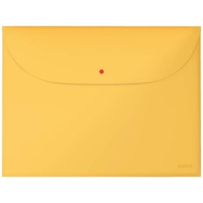 Spisovka na dokumenty Leitz Cosy A4 s drukem, žlutá, 3 ks – Zboží Živě