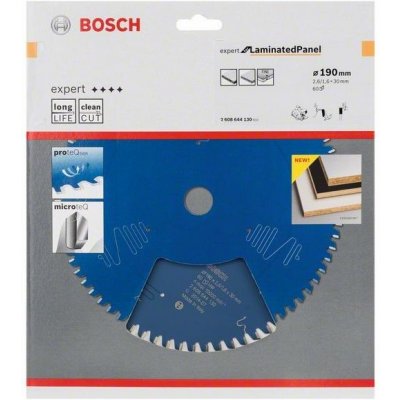 Bosch Pilový kotouč Ø190/30 60z Expert for Laminated Panel, 2608644130 – Zboží Mobilmania