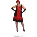 charlestové šaty černo-červené – Zboží Mobilmania