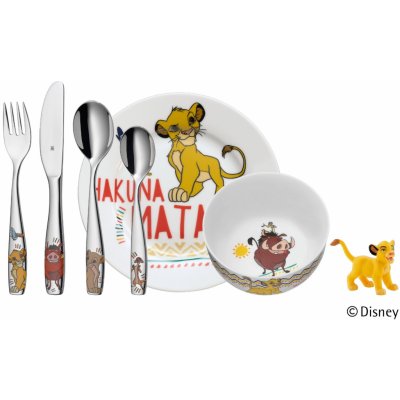 VMF Dětský jídelní set Lví král Disney 6 dílný – Zboží Mobilmania