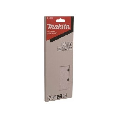 Makita, spol. s r.o. papír brusný suchý zip 93x185mm 8 děr K150, 10ks – Zboží Dáma