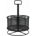 MAALEO 26290 Drátěný stolní stojan, otočný, černý – Sleviste.cz