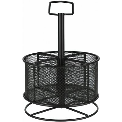 MAALEO 26290 Drátěný stolní stojan, otočný, černý – Sleviste.cz
