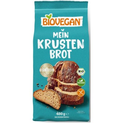 BioVegan Bezlepková směs na chléb Můj křupavý chléb Bio 480 g – Zboží Mobilmania