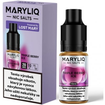Maryliq Triple Berry Ice 10 ml 20 mg – Zbozi.Blesk.cz
