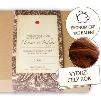 Indian Natural Hair Care Henna & Indigo 1000 g od 749 Kč - Heureka.cz