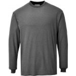 Portwest FR11 triko s dlouhými rukávy Flame Resistant Anti-Static šedá XL – Zboží Dáma