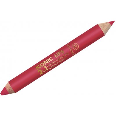 Dermacol Iconic Lips 2v1 rtěnka a konturovací tužka 4 10 g – Sleviste.cz
