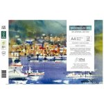 Diskobolos grafický blok A4 300 g/m2 hladký povrch grafický papír 300 gsm bloková vazba pro tužku uhlí suchý pastel akvarel A4 skicák pevný papír – Hledejceny.cz