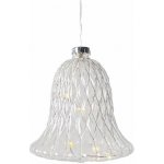 SIRIUS LED skleněný zvonek, čirý, Ø 9 × 10 cm, 5 diod, IP20 interiér, 1× AAA – Hledejceny.cz